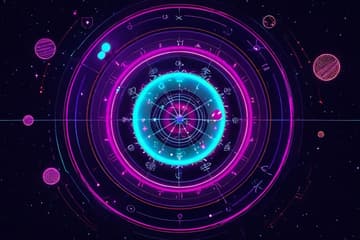 Ilustração para o artigo "Caráter pela data de nascimento: astrologia vs numerologia"