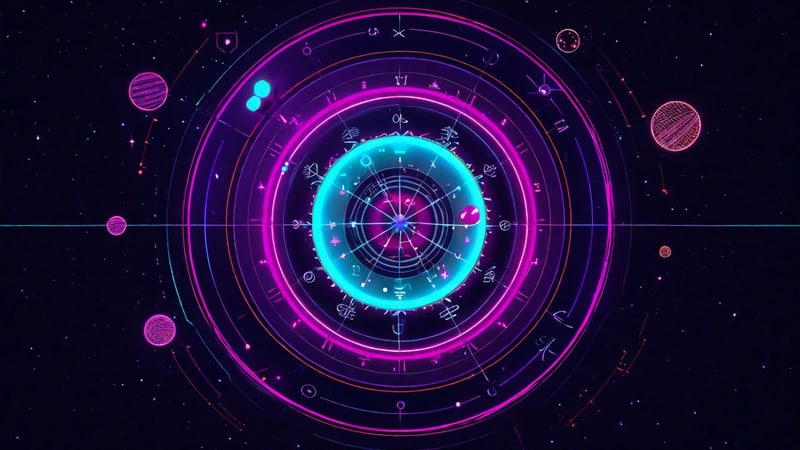 Illustration for the article "Character by Birth Date: Astrology vs. Numerology"